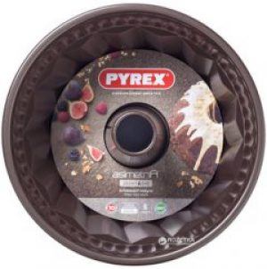 Форма круглая для выпечки бисквита Pyrex Asimetria 22 см Коричневая (AS22BY0)