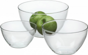 Набор круглых салатников Simax 3 шт (186)