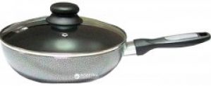 Сковорода WOK Krauff Tendenz со стеклянной крышкой 24 см (25-27-031)