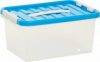 Бокс для хранения Heidrun Clipbox 14 л с ручкой Синий (1634_синий)