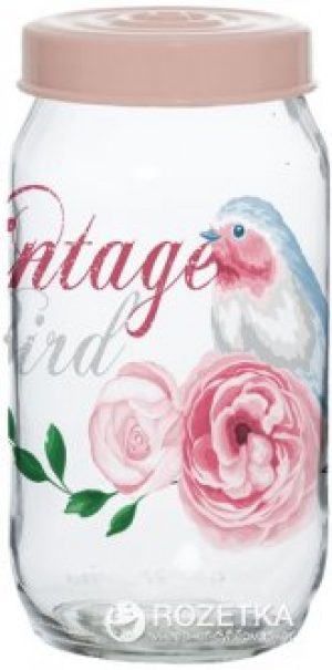 Банка для хранения продуктов Herevin Vintage Birds 1 л (171541-050)