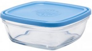 Салатник c крышкой Duralex Lys Carre квадратный 1150 мл 17x17 см (9022AM06)