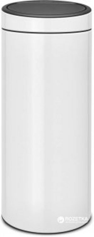 Ведро для мусора Brabantia Touch Bin 30 л White (115141)