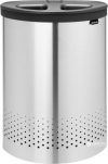 Бак для белья Brabantia двухсекционный 55 л Matt Steel (105029)