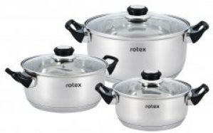 Набор кастрюль Rotex Bergamo из 6 предметов (RC011-6L Bergamo)