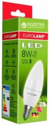 Светодиодная лампа Eurolamp LED "Свеча" 8W E14 3000K (LED-CL-08143(D))