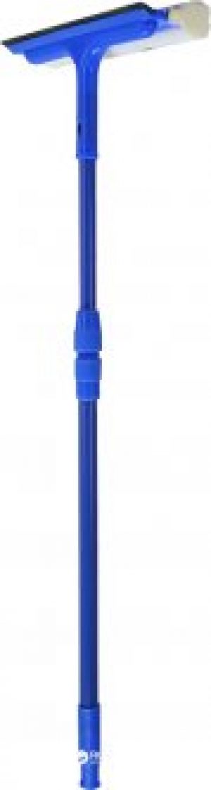 Швабра с телескопической ручкой МД для мытья окон 21х58 см (90 см) (SY09647)