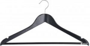 Вешалка для одежды МД EveryDay 44.5х23х1.2 см Черная (RE05163B)