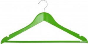 Вешалка для одежды МД EveryDay 44.5х23х1.2 см Зеленая (RE05163G)