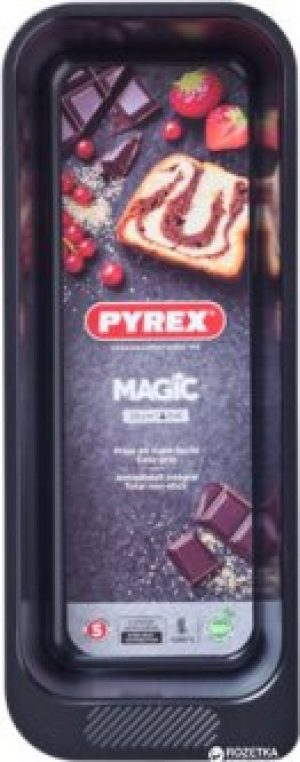 Форма прямоугольная для выпечки кексов Pyrex Magic Черная (MG26BL6)