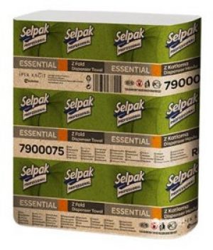 Упаковка бумажных полотенец Selpak Professional Essential Z 250 листов 20 упаковок (32660343)