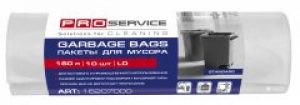 Пакеты для мусора PRO service Standard LD 160 л 10 шт Белые (4823071616170)