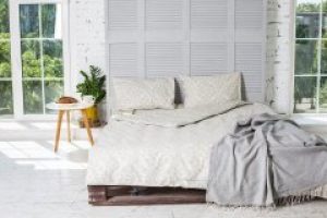 Комплект постельного белья Novita Ранфорс 40-0963 Sand 210х220 см (ROZ6205021408)