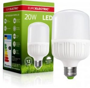 Светодиодная лампа Euroelectric LED Plastic 20W E27 4000K (LED-HP-20274(P))