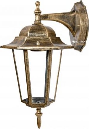 Уличный светильник Delux Palace A002 60W E27 Черное золото (90011337)