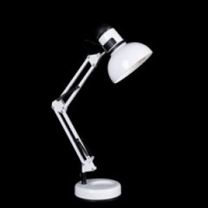 Настольная лампа белого цвета под лампочку E27 белая VL-N921 (WT)