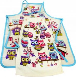 Набор (фартук + полотенце) IzziHome Совята (2200000542595)
