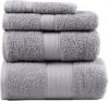 Махровое полотенце Arya Miranda Soft 30x50 Светло-серое (TRK111000017462)