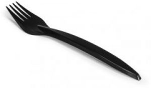Вилки Андрекс пластиковые Премиум 100 шт Черные (4822808910871)