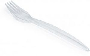 Вилки Андрекс пластиковые Премиум 100 шт Прозрачные (4822808910888)