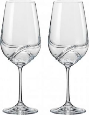 Набор бокалов Bohemia Turbulence для вина 550 мл 2 шт (8593401693961)