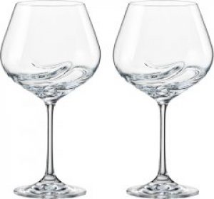 Набор бокалов Bohemia Turbulence для вина 570 мл 2 шт (8593401693978)