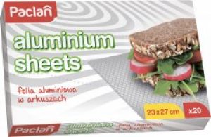 Фольга алюминиевая Paclan в листах 20 шт (5900942137152)