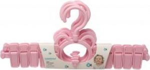 Вешалка детская с держателями Babyhood Розовая 5 шт (BH-725P) (6923149603939)