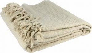 Пике IzziHome Checkers 220x240 Бежевое (2200000543837)