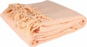 Пике IzziHome Checkers 220x240 Персиковое (2200000543875)