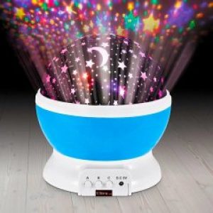 Детский проектор-ночник Star Master Звёздное небо USB Голубой (1401)