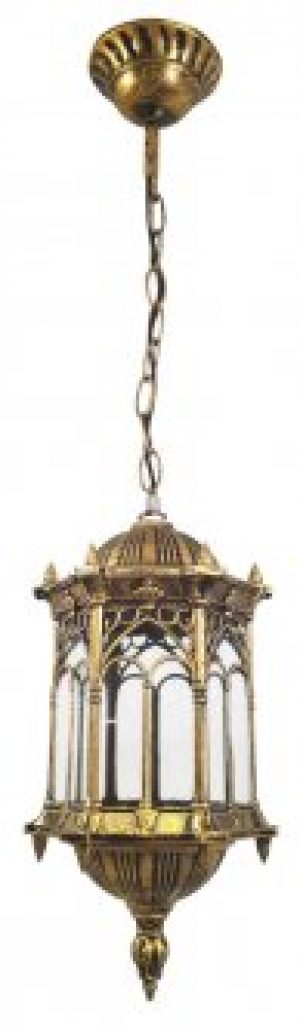 Фонарь подвесной 9023-h/s-p Золото 35х14х14 см.