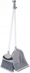 Метла с совком Irak Plastik Polo Серая (5040kmd)