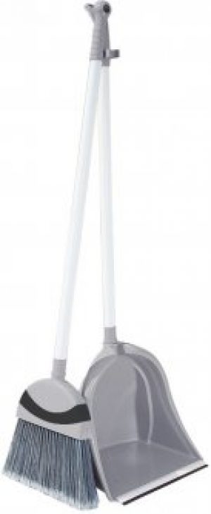 Метла с совком Irak Plastik Polo Серая (5040kmd)