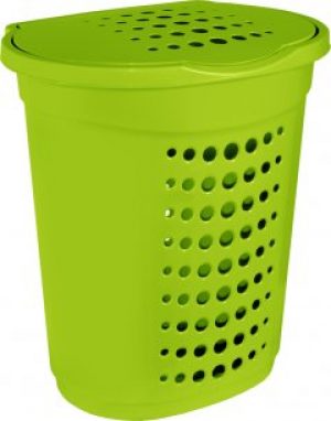 Корзина для белья Алеана 60 л Зеленый (122053-олив)