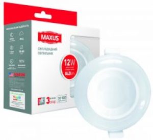 Cветильник точечный MAXUS 3-step SDL 12W 3000/4100K (1-MAX-01-3-SDL-12-C)