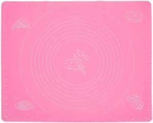 Коврик для раскатывания и выпечки Supretto 50х40 розовый (4769-0004)