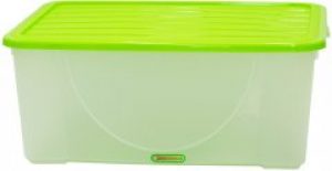 Контейнер для хранения Алеана Евро с крышкой 9.6 л 38х27.5х15.5 см Оливковый (AL31602/Ol)
