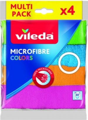 Салфетка микрофибра Vileda Microfibre Color 4 шт (4023103192577)