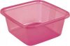 Миска квадратная Curver прозрачная 26х26х10.5 см 4.5 л Красная (857cur-красный)