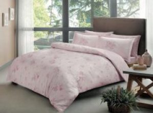 Комплект постельного белья TAC Сатин Digital Madeline Pembe v01 200х220 (svt-2000022214964)