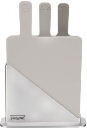 Набор Maestro 3 разделочных доски 19.5 х 23.5 см + подставка (MR1789)