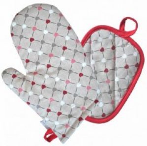 Набор рукавичка+прихватка Прованс Сердца (4823093428461)