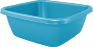 Таз квадратный Алеана 14 л 39x39x15 см Бирюзовый (121044-бір)
