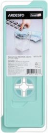 Форма для льда Ardesto Fresh с крышкой 9.5х27х4 см Голубая (AR1101TP)
