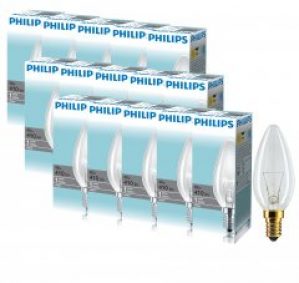 Лампа накаливания Philips Stan 40W E14 230V B35 CL 1CT/10X10F (926000006897R) 15 шт