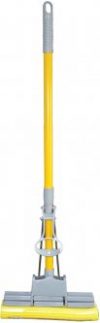 Швабра с отжимом Мій Дім Standard Double Mop Серо-желтая (SMD00569/Grey)