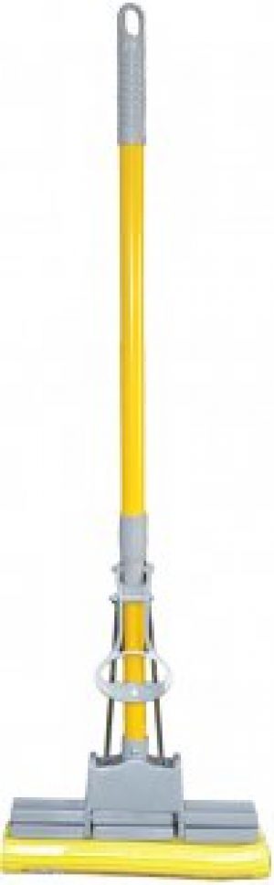 Швабра с отжимом Мій Дім Standard Double Mop Серо-желтая (SMD00569/Grey)