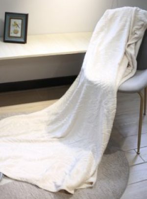 Плед Bella Villa Флис 160х200 см Молочный (C-0059 Sn)