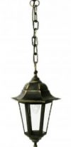 Светильник садово-парковый ТЭП Бари Классик подвесной медь с прозрачным стеклом
